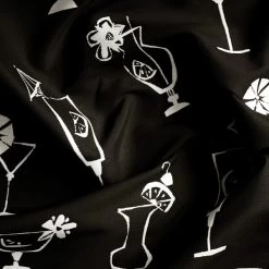 Covington Outdoor Five O'Clock Somewhere Ivory/Ebony 56" Fabric -Home Furnishings Fabric Store Covington Outdoor Five OClock Somewhere Ivory Ebony 56 Fabric 4