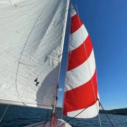 Dacron® Sailcloth 4 Oz. Red 60" -Home Furnishings Fabric Store Dacron Sailcloth 4oz Red 60 4