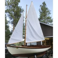 Dacron® Supercruise 4 Oz. White Sailcloth 58" -Home Furnishings Fabric Store Dacron Supercruise 4oz White 60 701