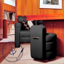 EverSoft™ Indoor/Outdoor Black 54" Vinyl Fabric -Home Furnishings Fabric Store EverSoft Indoor Outdoor Black 54 Vinyl Fabric 97