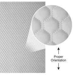 EverSoft™ Silver Hexagon Stitched Foam Backed Vinyl -Home Furnishings Fabric Store EverSoft Silver Hexagon Stitched Foam Backed Vinyl 6