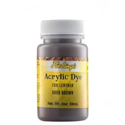 Fiebing's Acrylic Dye For Leather Dark Brown 2 Oz.