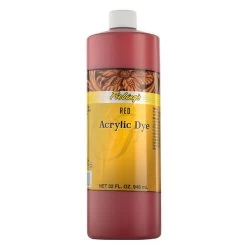 Fiebing's Acrylic Dye For Leather Red 32 Oz.