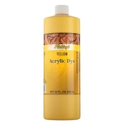 Fiebing's Acrylic Dye For Leather Yellow 32 Oz.