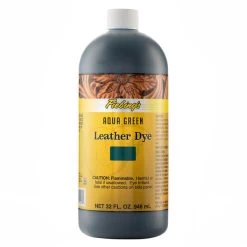 Fiebing's Leather Dye Aqua Green 32 Oz.