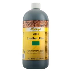 Fiebing's Leather Dye Green 32 Oz.