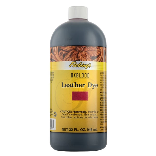 Fiebing's Leather Dye Oxblood 32 Oz. 1 Fiebing's Leather Dye Oxblood 32 Oz.