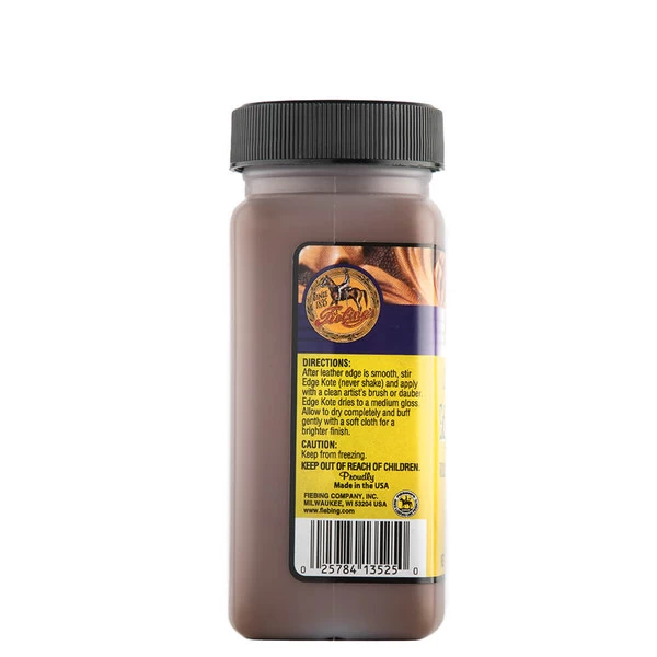 Fiebing's Leather Edge Kote® Light Brown 4 Oz. 2 Fiebing's Leather Edge Kote® Light Brown 4 Oz. - Image 2