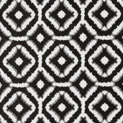 Hilary Farr Outdoor SPF Del Sol Ebony/Ivory 54" Fabric