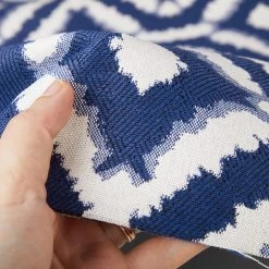 Hilary Farr Outdoor SPF Del Sol Mediterranean Blue 54" Fabric -Home Furnishings Fabric Store Hilary Farr Outdoor SPF Del Sol Mediterranean Blue 54 Fabric 4