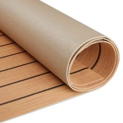 Infinity Luxury Woven Vinyl™ Flooring Boardwalk Black 8'6"