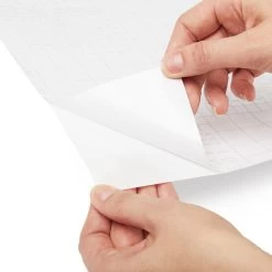 Insignia Adhesive Backed White 54" Fabric -Home Furnishings Fabric Store Insignia Adhesive Backed White 54 4