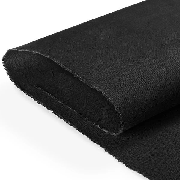 DuraWax™ Light Waxed Canvas Cotton Duck 12 Oz. Black 57" Fabric 1 DuraWax™ Light Waxed Canvas Cotton Duck 12 Oz. Black 57" Fabric