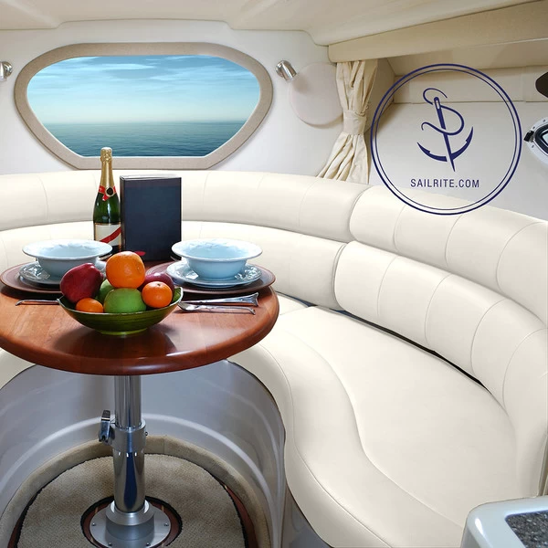 Morbern® Bayside White 54" Vinyl Fabric 4 Morbern® Bayside White 54" Vinyl Fabric - Image 4