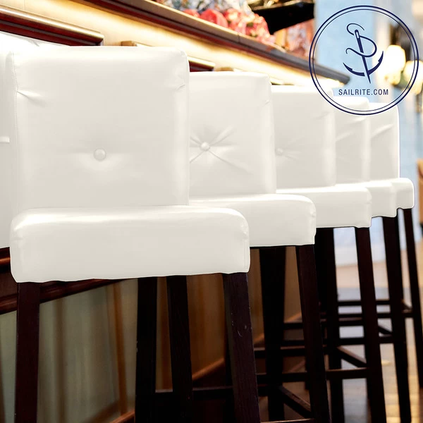 Morbern® Bayside White 54" Vinyl Fabric 6 Morbern® Bayside White 54" Vinyl Fabric - Image 6