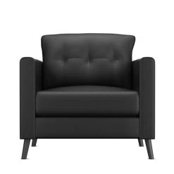 Nauga Soft Black Satin 54" Vinyl Fabric -Home Furnishings Fabric Store Nauga Soft Vinyl Black Satin 54 901