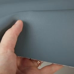 Nauga Soft Blue Fog 54" Vinyl Fabric -Home Furnishings Fabric Store Nauga Soft Vinyl Blue Fog 54 3