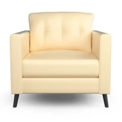 Nauga Soft Cream 54" Vinyl Fabric -Home Furnishings Fabric Store Nauga Soft Vinyl Cream 54 901