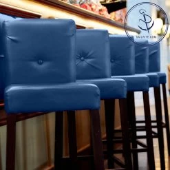 Naugahyde® All American Royal Blue 54" Vinyl Fabric -Home Furnishings Fabric Store Naugahyde All American Royal Blue Vinyl AM37 54 89