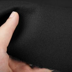 Nimbus™ Cotton Duck 12 Oz. Black 57” Fabric -Home Furnishings Fabric Store Nimbus Cotton Duck 12 oz. Black 57 Fabric 3