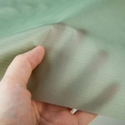 Ripstop 0.75 Oz. Grey 60" Nylon Sailcloth -Home Furnishings Fabric Store Ripstop Grey 3 4oz 54 3