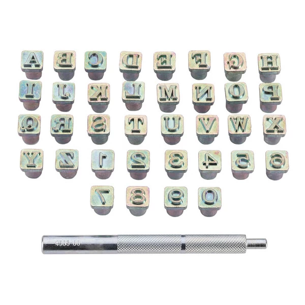 Sailrite® Alphabet & Number Stamp Set 1/4" (6mm) 1 Sailrite® Alphabet & Number Stamp Set 1/4" (6mm)