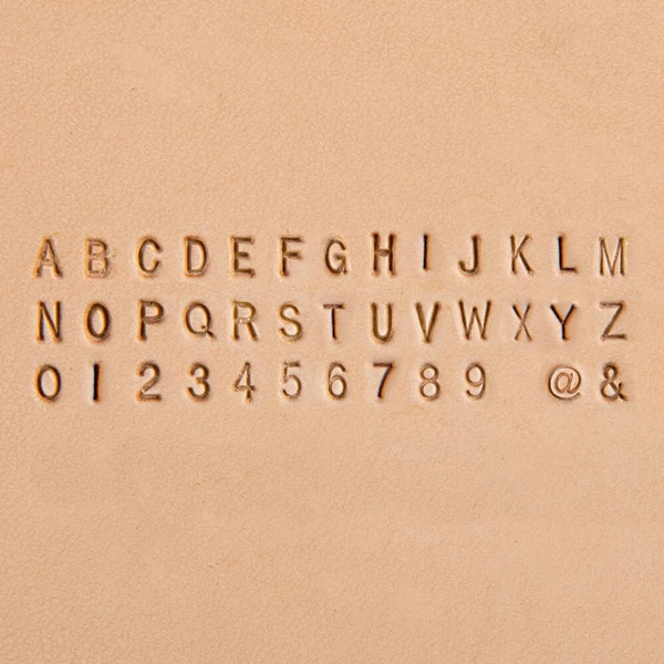 Sailrite® Alphabet & Number Stamp Set 1/8" (3mm) 2 Sailrite® Alphabet & Number Stamp Set 1/8" (3mm) - Image 2