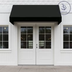 Sunbrella® Marine Grade 4608-0000 Black 46" Fabric -Home Furnishings Fabric Store Sunbrella 4608 0000 Jet Black 46 72