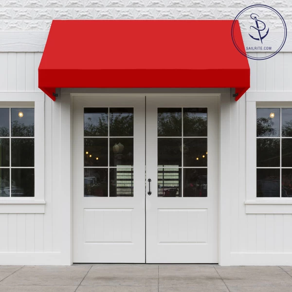 Sunbrella® Marine Grade 4666-0000 Logo Red 46" Fabric 4 Sunbrella® Marine Grade 4666-0000 Logo Red 46" Fabric - Image 4