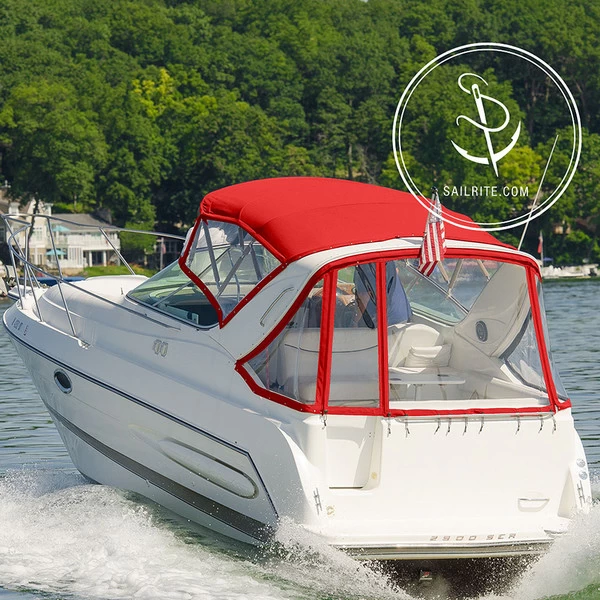 Sunbrella® Marine Grade 4666-0000 Logo Red 46" Fabric 5 Sunbrella® Marine Grade 4666-0000 Logo Red 46" Fabric - Image 5