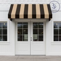 Sunbrella® Awning Stripe 4789-0000 Manhattan Classic 46" Fabric -Home Furnishings Fabric Store Sunbrella 4789 0000 Manhattan Classic Awning Stripe 46 72