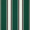 Sunbrella® Awning Stripe 4790-0000 Forest Green Fancy 46" Fabric