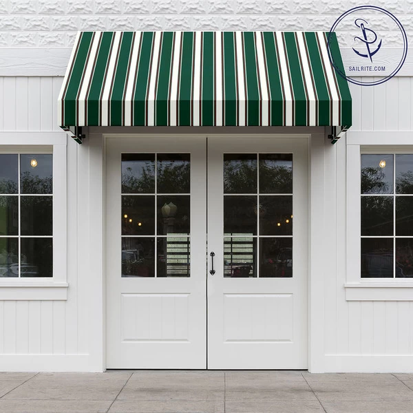 Sunbrella® Awning Stripe 4790-0000 Forest Green Fancy 46" Fabric 5 Sunbrella® Awning Stripe 4790-0000 Forest Green Fancy 46" Fabric - Image 5