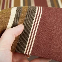 Sunbrella® Awning Stripe 4813-0000 Eastland Redwood 46" Fabric -Home Furnishings Fabric Store Sunbrella 4813 0000 Eastland Redwood Awning Stripe 46 4