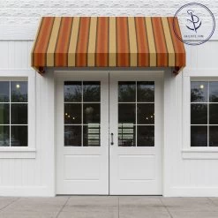 Sunbrella® Awning Stripe 4857-0000 Colonnade Redwood 46" Fabric -Home Furnishings Fabric Store Sunbrella 4857 0000 Colonnade Redwood 46 Signature Series Awning Stripe 72