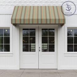 Sunbrella® Awning Stripe 4868-0000 Kiawah Spa 46" Fabric -Home Furnishings Fabric Store Sunbrella 4868 0000 Kiawah Spa 46 Awning Stripe Fabric 707