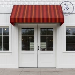 Sunbrella® Awning Stripe 4885-0000 Saxon Chili 46" Fabric -Home Furnishings Fabric Store Sunbrella 4885 0000 Saxon Chili 46 Awning Stripe Fabric 72