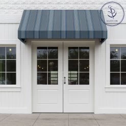 Sunbrella® Awning Stripe 4895-0000 Motive Denim 46" Fabric -Home Furnishings Fabric Store Sunbrella 4895 0000 Motive Denim 46 Awning Stripe Fabric 707