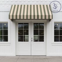 Sunbrella® Awning Stripe 4923-0000 Black Forest Fancy 46" Fabric -Home Furnishings Fabric Store Sunbrella 4923 0000 Black Forest Fancy Stripe 46 Signature Series Awning Stripe 707