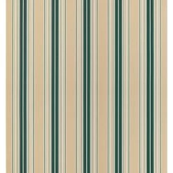 Sunbrella® Awning Stripe 4932-0000 Forest Green/Beige/Natural Fancy 46" Fabric -Home Furnishings Fabric Store Sunbrella 4932 0000 Forest Green Beige Natural Fancy Stripe 46 3