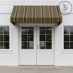 Sunbrella® Awning Stripe 4949-0000 Forest Vintage Bar 46" Fabric -Home Furnishings Fabric Store Sunbrella 4949 0000 Forest Vintage Bar Stripe 46 Signature Series Awning Stripe 72