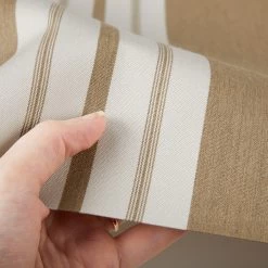 Sunbrella® Awning Stripe 4954-0000 Heather Beige Classic 46" Fabric -Home Furnishings Fabric Store Sunbrella 4954 0000 Heather Beige Classic 46 Signature Series Awning Stripe 4