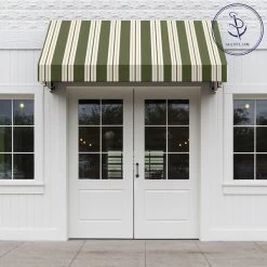Sunbrella® Awning Stripe 4955-0000 Fern Classic 46" Fabric -Home Furnishings Fabric Store Sunbrella 4955 0000 Fern Classic Stripe 46 Signature Series Awning Stripe 72