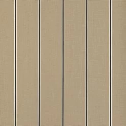 Sunbrella® Awning Stripe 4961-0000 Putty Regimental 46" Fabric