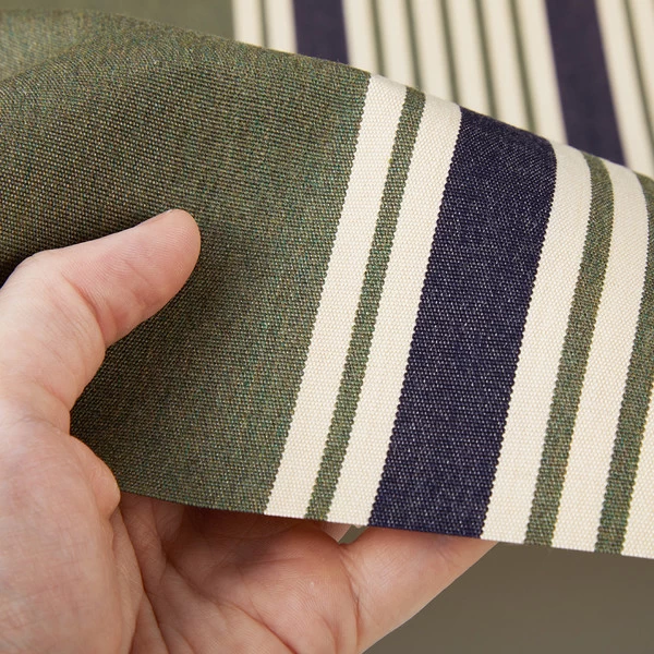 Sunbrella® Awning Stripe 4995-0000 Ashford Forest 46" Fabric 4 Sunbrella® Awning Stripe 4995-0000 Ashford Forest 46" Fabric - Image 4