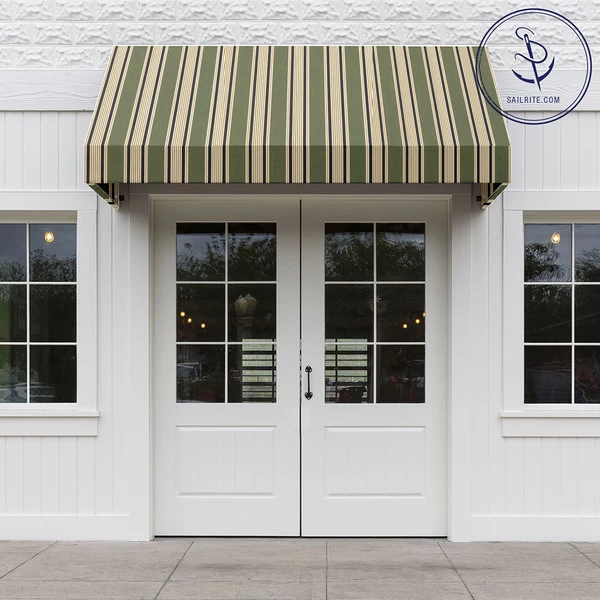 Sunbrella® Awning Stripe 4995-0000 Ashford Forest 46" Fabric 5 Sunbrella® Awning Stripe 4995-0000 Ashford Forest 46" Fabric - Image 5