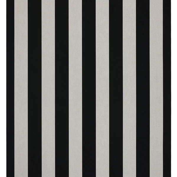 Sunbrella® Awning Stripe 5704-0000 Beaufort Black/White 6 Bar 46" Fabric 3 Sunbrella® Awning Stripe 5704-0000 Beaufort Black/White 6 Bar 46" Fabric - Image 3