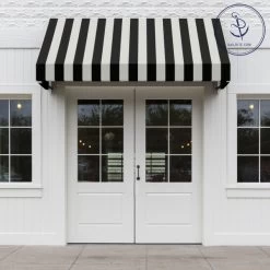 Sunbrella® Awning Stripe 5704-0000 Beaufort Black/White 6 Bar 46" Fabric 10 Sunbrella® Awning Stripe 5704-0000 Beaufort Black/White 6 Bar 46" Fabric -Home Furnishings Fabric Store Sunbrella 5704 0000 Black White 6 Bar Stripe 46 72