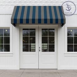 Sunbrella® Awning Stripe 4771-0000 Beaufort Peacock 46" Fabric -Home Furnishings Fabric Store Sunbrella Awning Stripe 4771 0000 Beaufort Peacock 46 Fabric 707