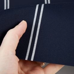 Sunbrella® Awning Stripe 4987-0000 Cooper Navy 46" Fabric -Home Furnishings Fabric Store Sunbrella Cooper Navy 46 4